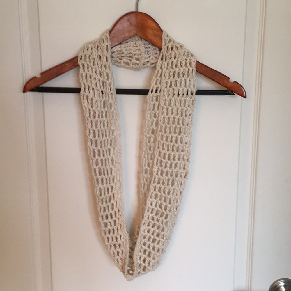 Krochet Kids open knit infinity scarf